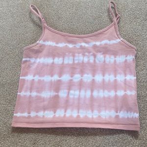 light pink tie-dye AE tank